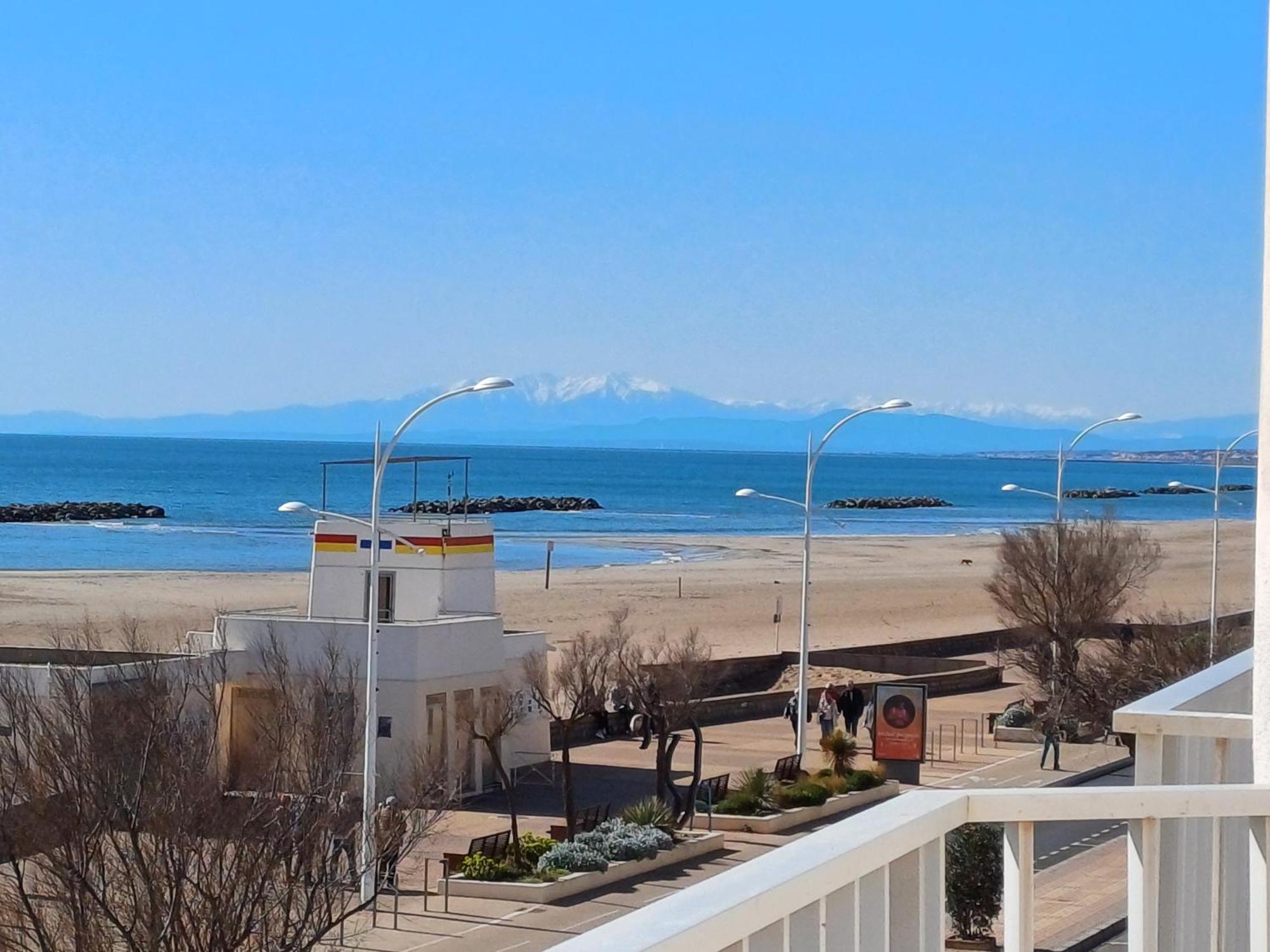 Hotel De La Mer Valras-Plage Bagian luar foto